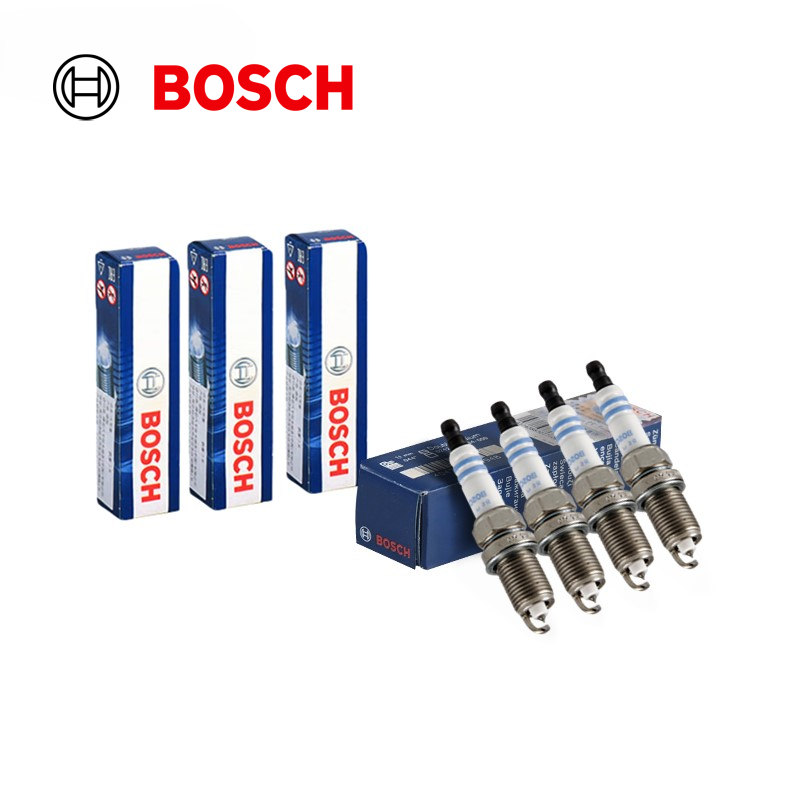 Bosch Spark Plug Iridium - ボッシュ製ダブルイリジウムスパークプラグ FR7LII33X 4個入り。ホンダ・シビック（2001年～2005年）、アコード（1998年～2003年）、CR-V（1997年～2006年）用。【OE：9807B5515W】