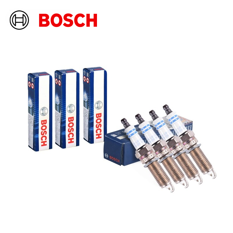 Bosch Spark Plug Iridium - ボッシュ製ダブルイリジウムスパークプラグ YR7SII33U 4個セット（ヒュンダイ・ツーソン（JM、TL、TLE）、i30 II、キア・リオ・スポーテージ III、IV用）【OE:1884611070】