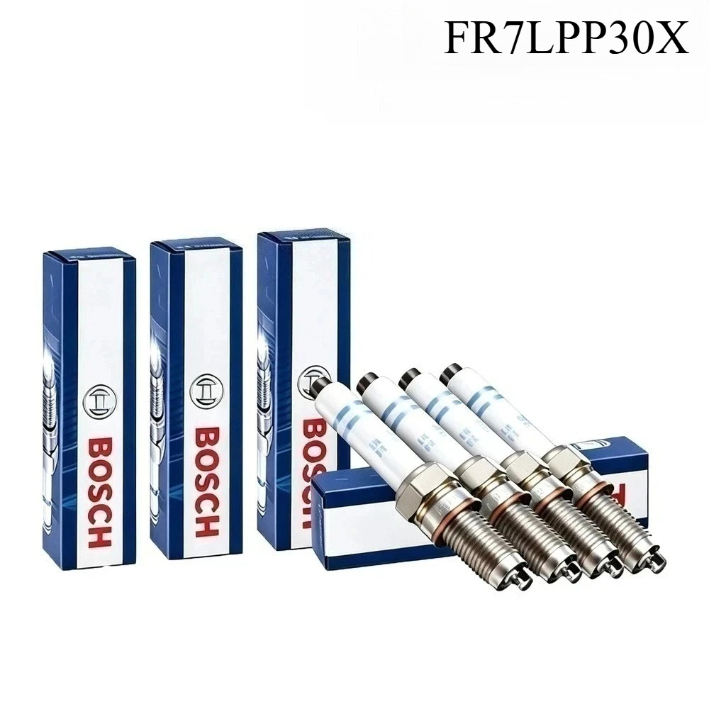 Bosch Spark Plug Platinum - ボッシュ FR7LPP30X プラチナスパークプラグ。7代目ホンダ・アコード CM5 2.4L 車両用。オートイグニッション交換部品。