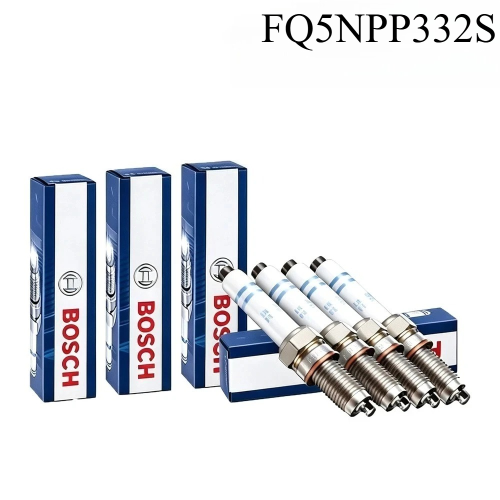 Bosch Spark Plug Platinum - ボッシュ FQ5NPP332S ダブルプラチナスパークプラグ。フォルクスワーゲン・パサートB7、タイプ3C、EA888 1.8T/2.0Tエンジン用。自動点火装置の交換部品。