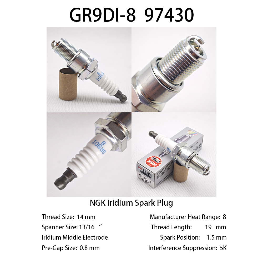 Ngk Spark Plug Laser Iridium - 1個入り オリジナル NGK レーザーイリジウムスパークプラグ GR9DI-8 97430
