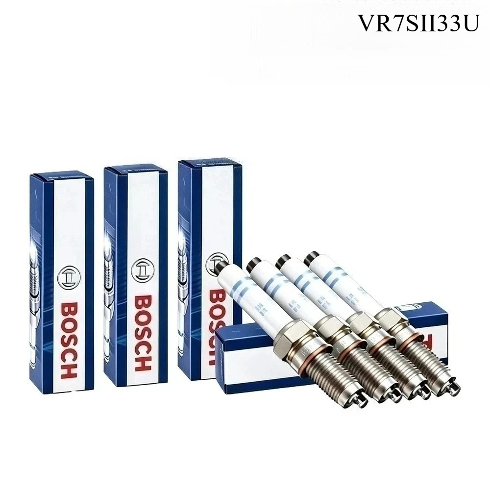 Bosch Spark Plug Iridium - ボッシュ純正VR7SII33Uダブルイリジウムスパークプラグ、ホンダ9代目アコードハイブリッドCR6 2.0安定点火エンジン部品用