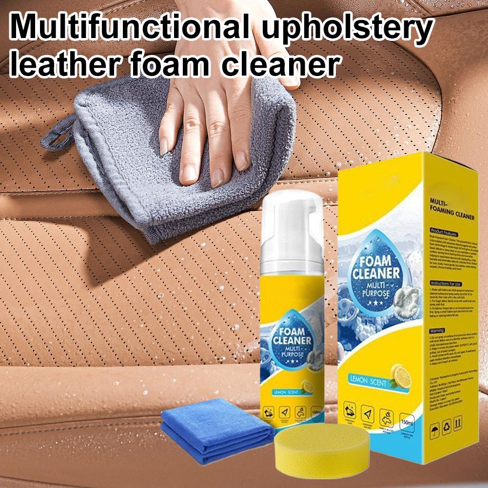 多目的泡クリーナー。浴室、車内、革製品、プラスチック製品、布 - Leather Cleaner Interior のレビューと価格