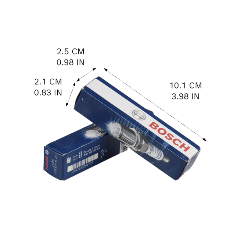 ボッシュ製ダブルイリジウムスパークプラグHR8NII332X - Bosch Spark Plug Iridium のレビューと価格